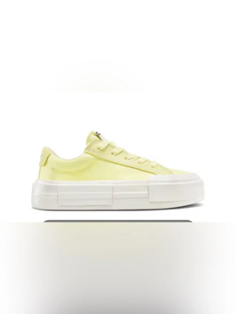 Converse Low Top Sneakers in Light Yellow and White - Picture 3 of 10